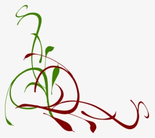 Color Swirl Clip Art - Vector Floral Corner Png, Transparent Png, Transparent PNG