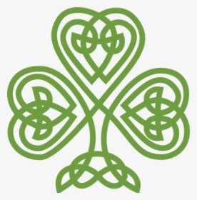 Public Domain Clip Art Shamrocks St Patricks Day Shamrock - Celtic Knot Shamrock Vector, HD Png Download, Transparent PNG