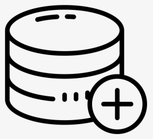 Add Database Icon - Simbolo De Base De Datos, HD Png Download, Transparent PNG