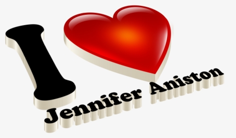 Jennifer Aniston Love Name Heart Design Png - Ariana Grande Name In A Heart, Transparent Png, Transparent PNG