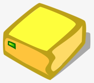 Vector Image Of Orange Hard Disk Drive Icon - ไอคอน Png ซอ ฟ แว ร์, Transparent Png, Transparent PNG