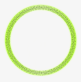 #neon #round #green #freetoedit #circle #frame #border - Circle, HD Png Download, Transparent PNG