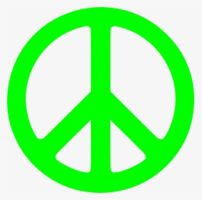 Neon Green Peace Sign Svg Clip Arts - Lime Green Peace Sign, HD Png Download, Transparent PNG