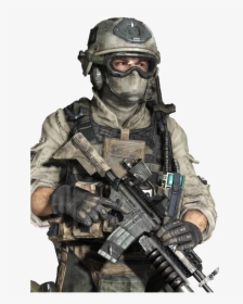 Call Of Duty Modern Warfare Soldier, HD Png Download, Transparent PNG