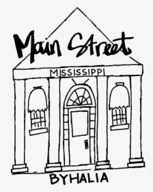 New Mainstreet With House Clear - Illustration, HD Png Download, Transparent PNG