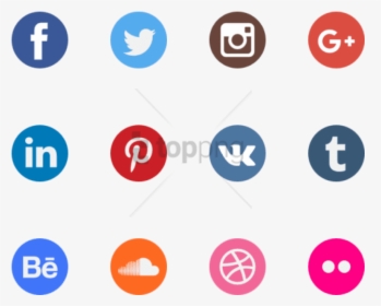 Social Media Icons Png Images - Transparent Background Png Format Social Media Icons, Png Download, Transparent PNG