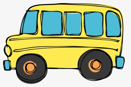 Bus Png For Kids - Transparent Background Bus Clip Art, Png Download, Transparent PNG