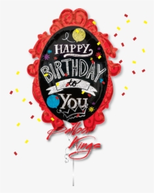Transparent Chalkboard Banner Png - Happy Birthday To You Balloons Chalkboard, Png Download, Transparent PNG