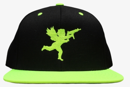 Cupid On Black/neon Green Snapback - Vanilla Ice Cupid Logo Hat, HD Png Download, Transparent PNG