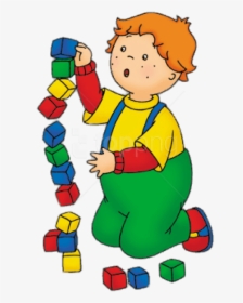 Free Png Download Caillou S Friend Leo Playing With - Caillou Leo, Transparent Png, Transparent PNG