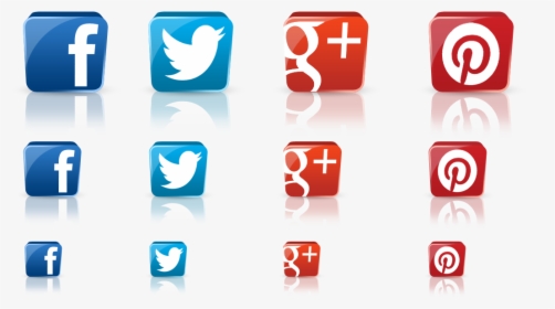 Social Media Logos In 3d, HD Png Download, Transparent PNG