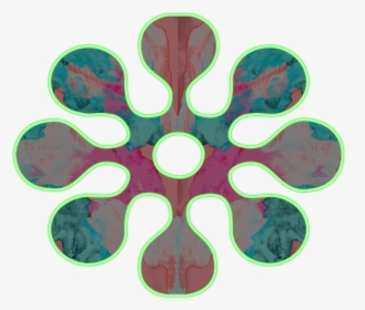 Wheel Flowe Neon Green Border - Boston Treepods, HD Png Download, Transparent PNG