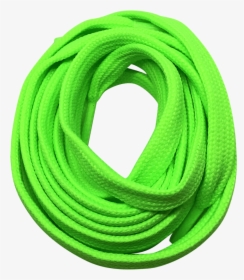 Fun Flat Poly - Neon Green Shoelaces, HD Png Download, Transparent PNG