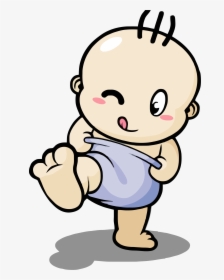 Clipart Walk Omid Cartoon - Walking Baby Clipart, HD Png Download, Transparent PNG