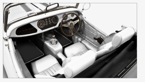 White Interior Car Classic, HD Png Download, Transparent PNG