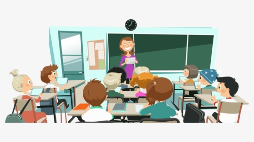 Transparent Classroom Discussion Clipart - Students In Classroom Png, Png Download, Transparent PNG