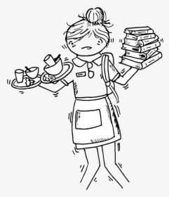 Working Student Picture Cartoon, HD Png Download, Transparent PNG