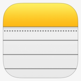 Iphone Notes App Icon - Notes Icon On Phone, HD Png Download, Transparent PNG