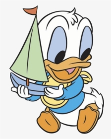 Free Png Download Baby And Donald Duck Playing Png - Baby Donald Duck Clip Art, Transparent Png, Transparent PNG