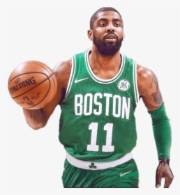 Kyrie Irving Boston Celtics Playing Png - Kyrie Irving Celtics Png, Transparent Png, Transparent PNG
