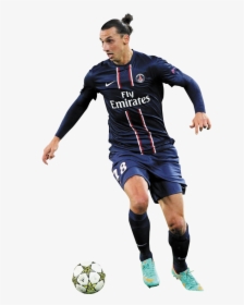 Zlatan Ibrahimovic Play Football Png - Zlatan Ibrahimovic White Background, Transparent Png, Transparent PNG