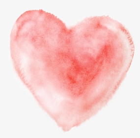 Watercolor Painting Heart - Transparent Background Water Color Heart Png, Png Download, Transparent PNG