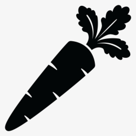 Carrot Icon Vegan - Carrot Clipart, HD Png Download, Transparent PNG