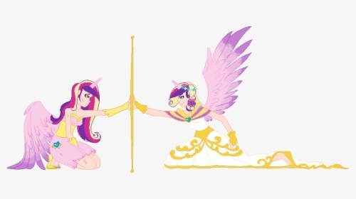 Princess Cadance Pony Vertebrate Cartoon Horse Like - Anime Girl Magic Base, HD Png Download, Transparent PNG