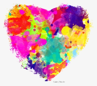 Transparent Water Color Heart Png - Watercolor T Shirt Design, Png Download, Transparent PNG