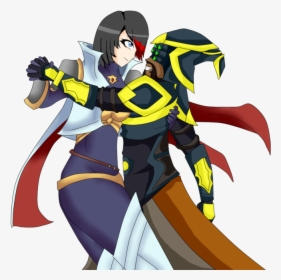Fiora And Master Yi By ~bankaiser - Fiora And Master Yi, HD Png Download, Transparent PNG