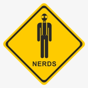 The Life Of A Nerd - Attack Cat Sign, HD Png Download, Transparent PNG