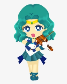 Transparent Sailor Neptune Png - Sailor Moon Drops Sailor Neptune, Png Download, Transparent PNG