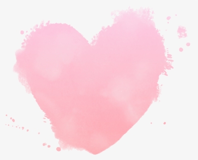 Transparent Watercolor Heart Png - Watercolor Pink Heart Png, Png Download, Transparent PNG