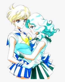 Sailor Uranus Sailor Neptune Mario Marco Albiero, HD Png Download, Transparent PNG