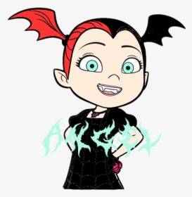 Vampire Vampirina Littlevampire Greeneyes Myedit Half - Vampirina Clip Art, HD Png Download, Transparent PNG