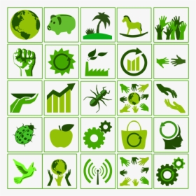 Clip Free Stock Computer Icons Environmentally Ecology - Green Transparent Icon Set, HD Png Download, Transparent PNG