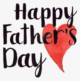 Happy Fathers Day Watercolor - Happy Fathers Day Transparent Background, HD Png Download, Transparent PNG