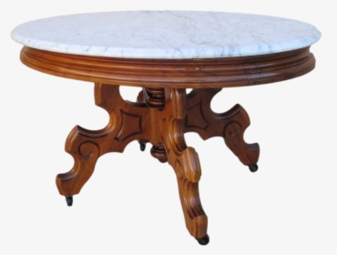 Clipart Table Table Top - Antique Wood And Marble Coffee Table, HD Png Download, Transparent PNG