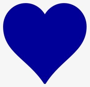Transparent Watercolor Heart Clipart - Dark Blue Love Heart, HD Png Download, Transparent PNG