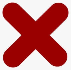 Letter X Png Free Download - X Icon Red Transparent, Png Download, Transparent PNG