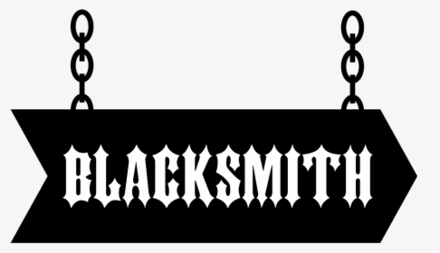The Blacksmith S Shop Forge Anvil - Blacksmith Sign Png, Transparent Png, Transparent PNG