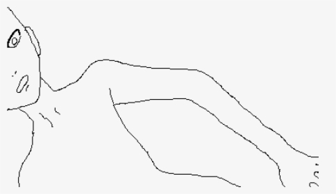 Transparent Dead Body Png - Line Art, Png Download, Transparent PNG