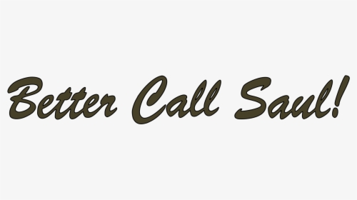 Better Call Saul Text, HD Png Download, Transparent PNG