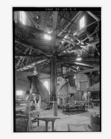 Cambria Iron Blacksmith Shop    Class Img Responsive - Monochrome, HD Png Download, Transparent PNG