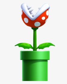 9 Piranha Plant In The Pipe Super Mario Bros Brothers - Planta Mario Bros Png, Transparent Png, Transparent PNG