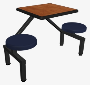 Jupiter Two Seat With Wild Cherry Laminate Black Dur - Six Seat Cafeteria Table, HD Png Download, Transparent PNG