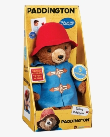 Talking Paddington The Bear Soft Toy 0 - Paddington Bear Movie Toy, HD Png Download, Transparent PNG