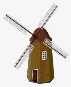 Windmill,mill,string Instrument - Windmill Clipart Gif, HD Png Download, Transparent PNG