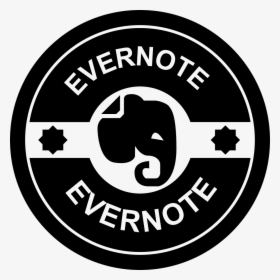 Evernote Retro Badge - Follow Me On Twitter Logo, HD Png Download, Transparent PNG