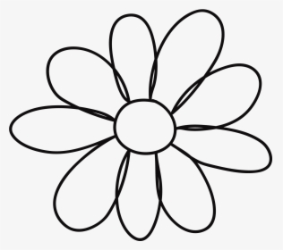 Flower Petal Template - Easy Things To Draw Words, HD Png Download, Transparent PNG